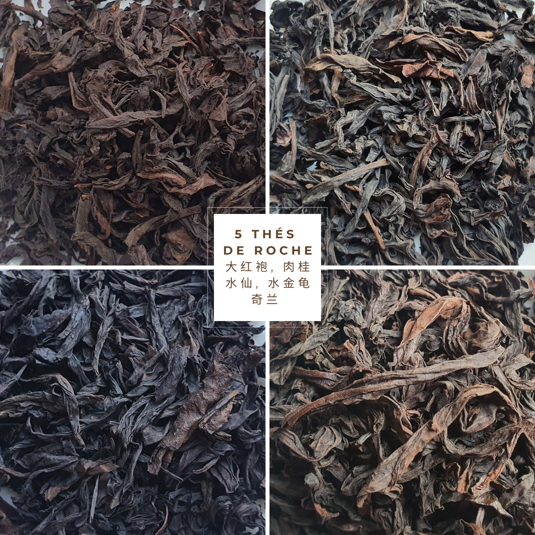5 thés de roche
