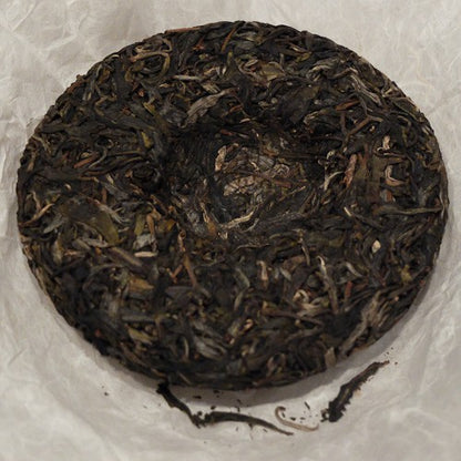 Puer Sheng Mangzhi printemps 2014 100g - galette de dos